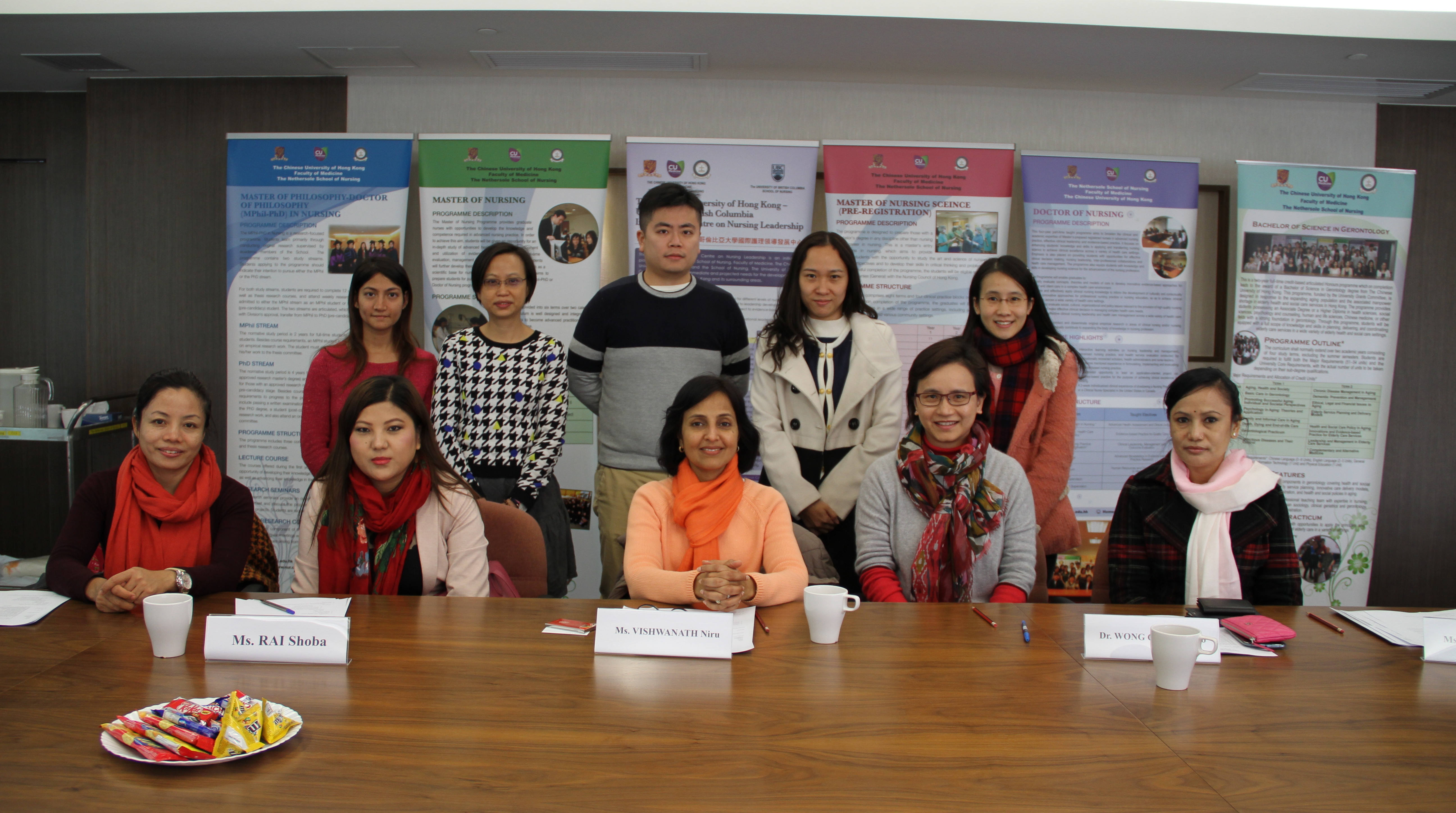 Members of an advisory panel formed during the preparation for the development of the multimedia educational programme. Meetings were held between the members to discuss how to make the programme more interesting, informative and culturally acceptable to South Asian women.
